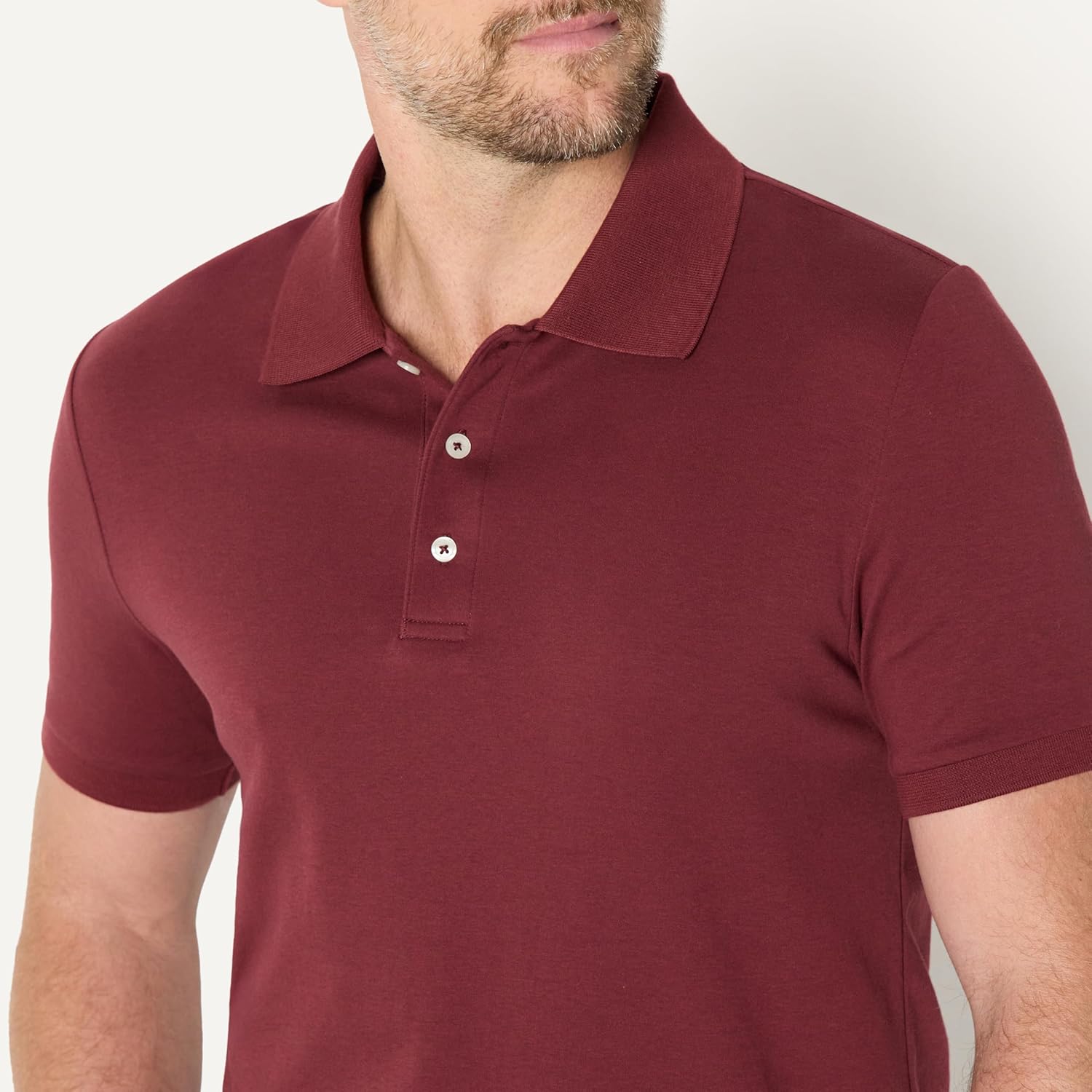 Amazon Essentials Men's Slim Fit Interlock Polo Shirt - Image 4