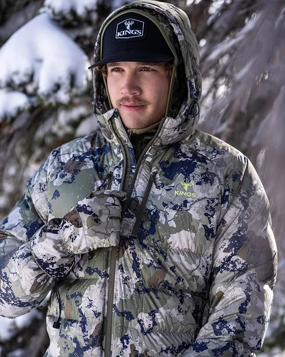 King's Camo XKG Down Hooded Transition Jacket | Water Resistant