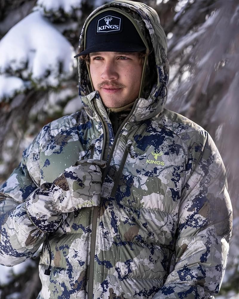 King's Camo XKG Down Hooded Transition Jacket | Medium | 800 Fill