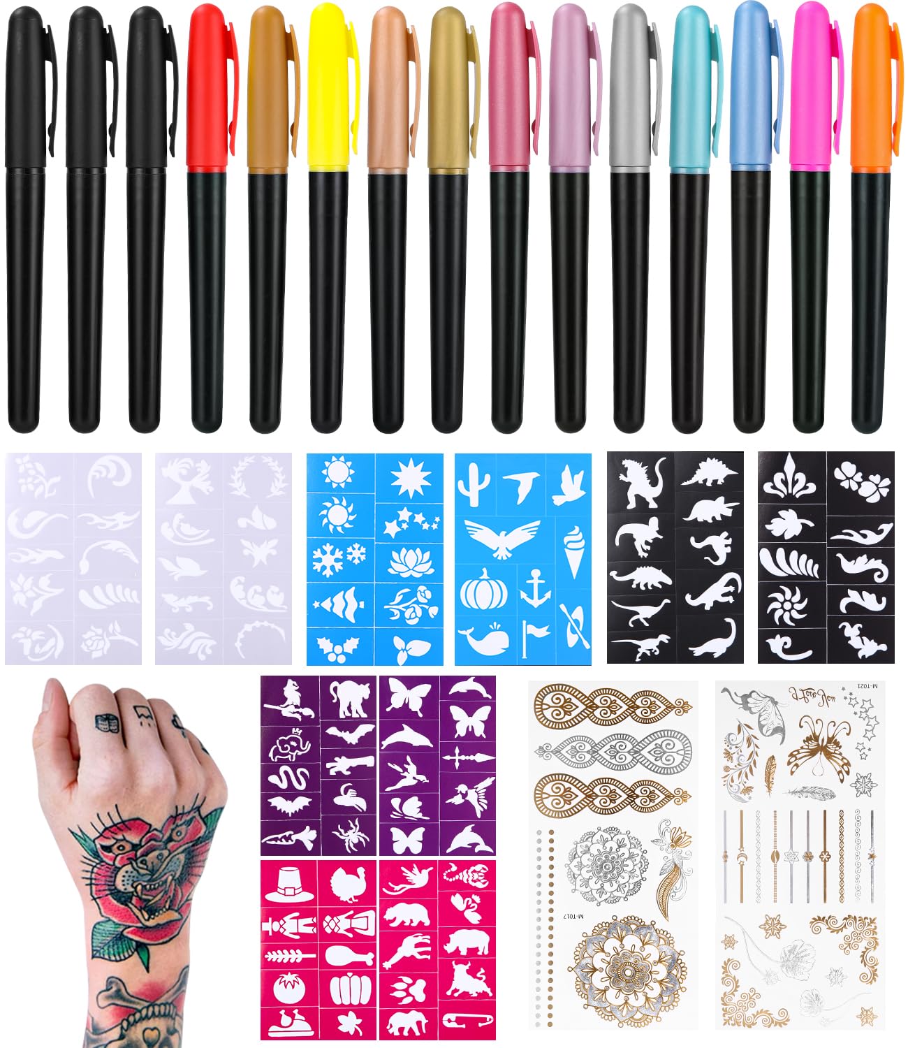 Primo 605PEN12B Pennarelli Superlavabili Con Punta Fine, In Busta Da 12 Colori - Foto 5