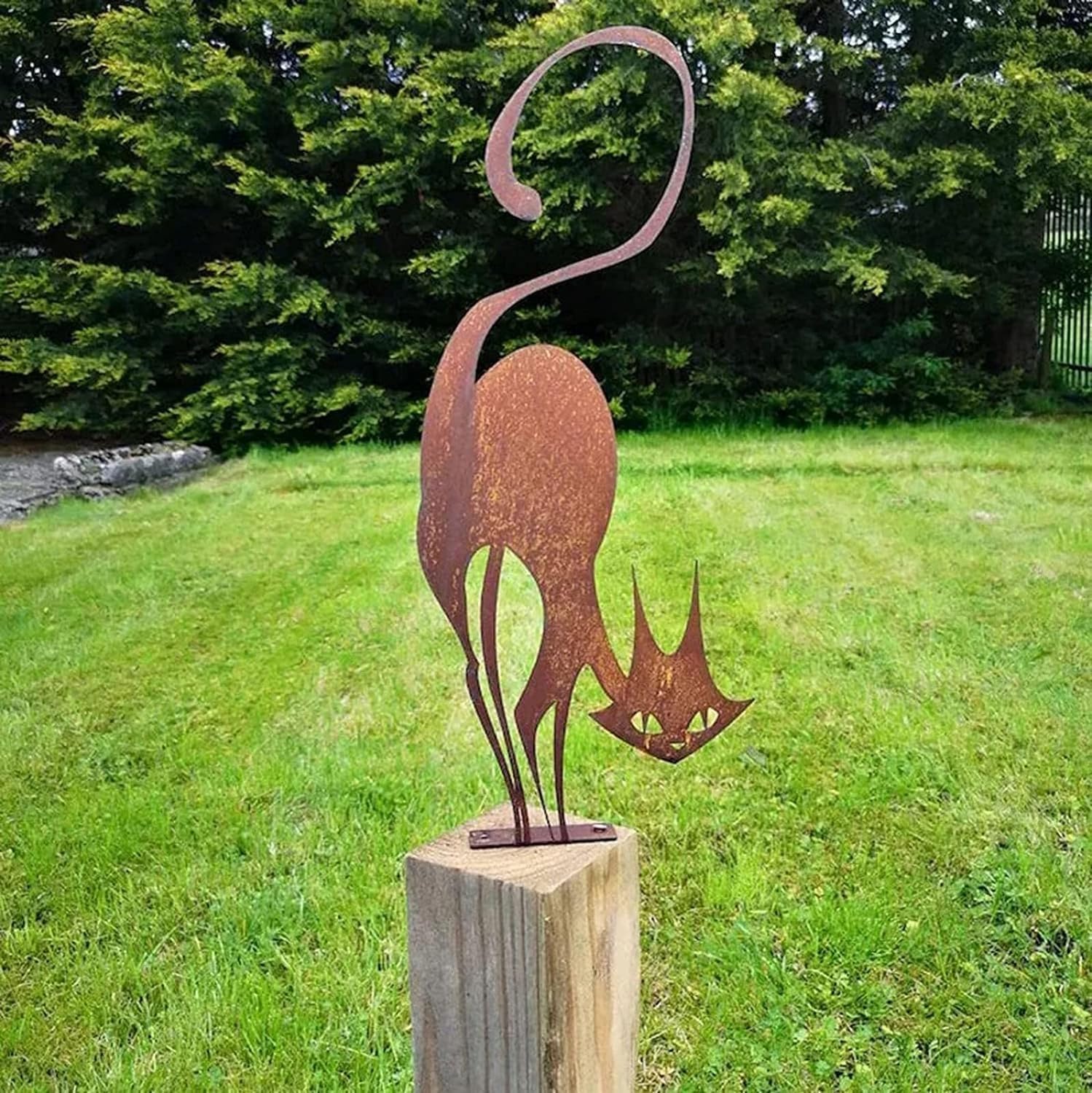 Grand Perroquet En Métal Pour Jardin - Déco Rouillée Style Industriel, France