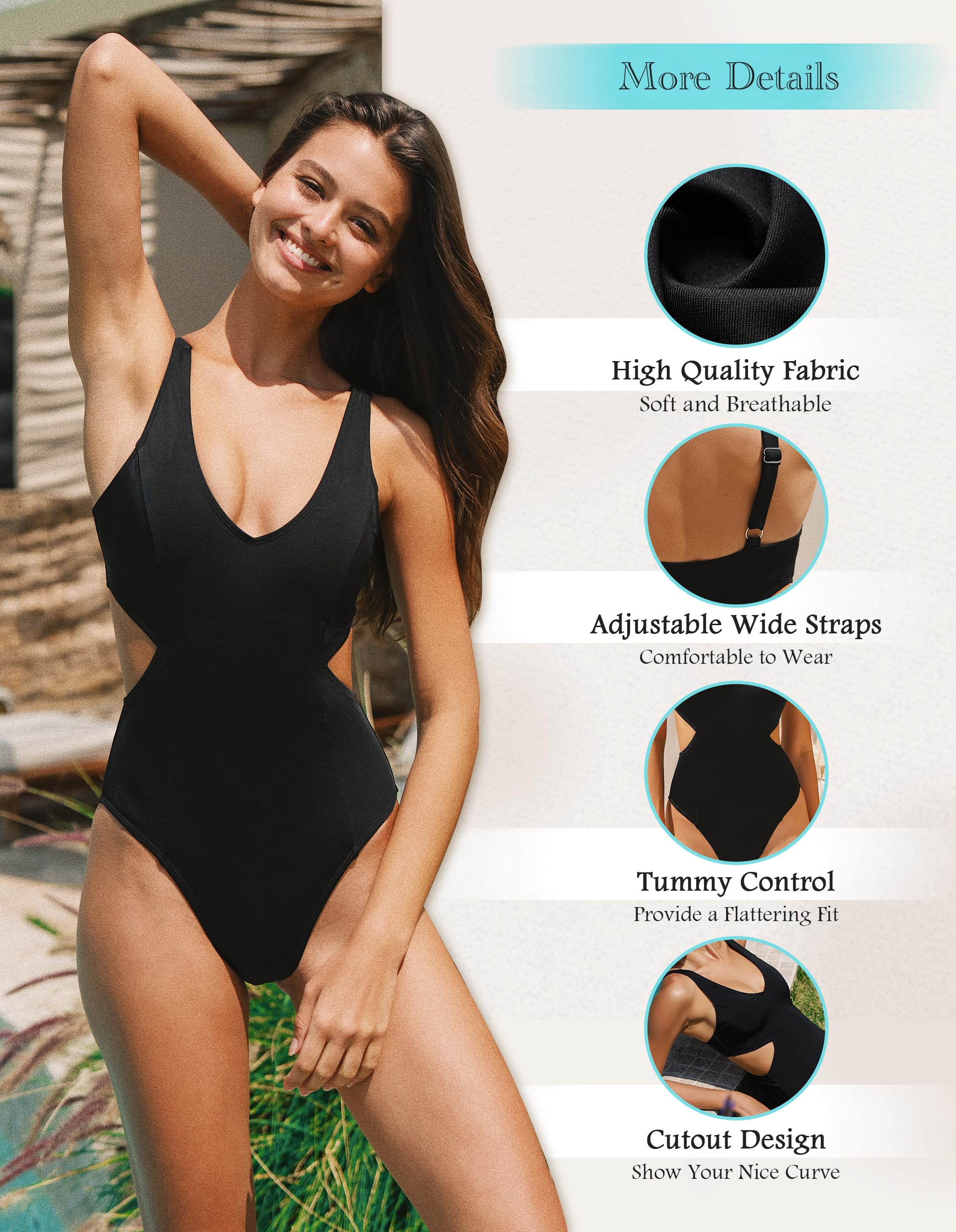 Traje de baño de una pieza para mujer