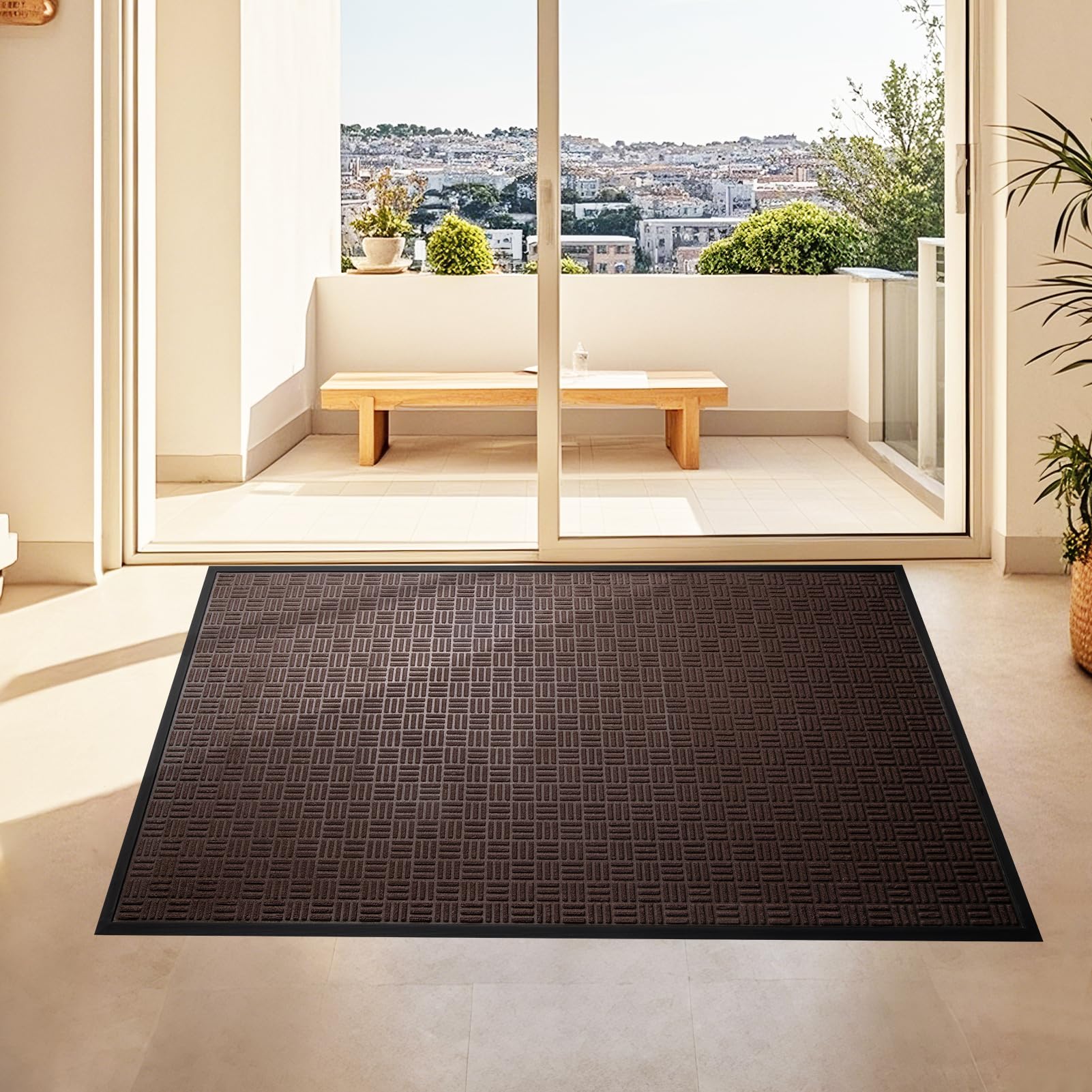 Mibao Gray Doormat - Heavy Duty Outdoor & Indoor Mat -10 Mibao Gray Doormat - Heavy Duty Outdoor & Indoor Mat -10
