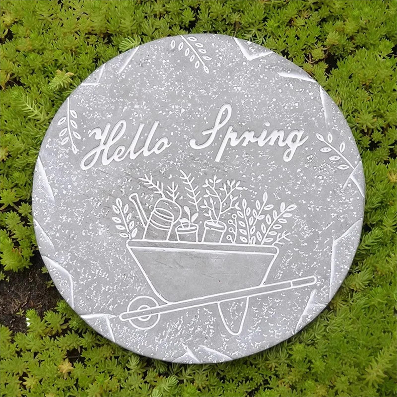 Pas Japonais Jardin Tremplins en ciment diamètre 17,3 cm