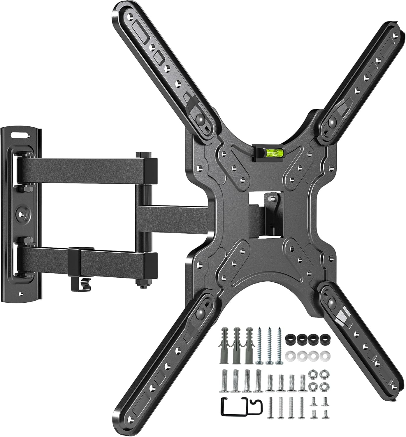 Full Motion TV Wall Mount for Most 26-55 Inch TVs
