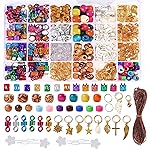 Leeven 417PCS Dreadlock Accessories Hair Braid Accessories with Braid Rings Hair Hoops Hair Clips Dreadlock Beads Colorful Cord Hair Rings