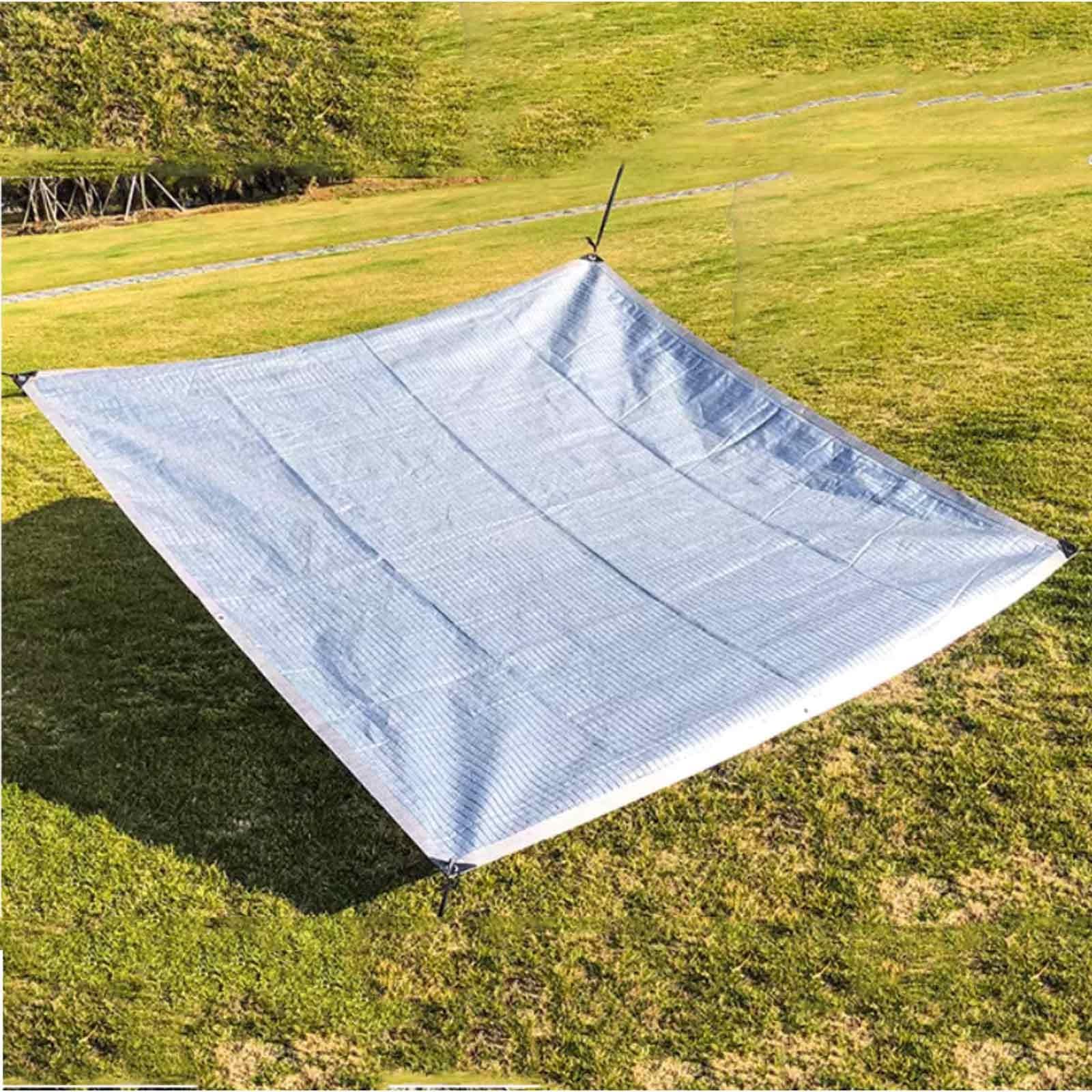 Telo ombreggiante 75% per serre, cucce per cani e terrazze, protezione UV, telo in rete con occhielli per piante, copertura antigelo (6 x 9 m)