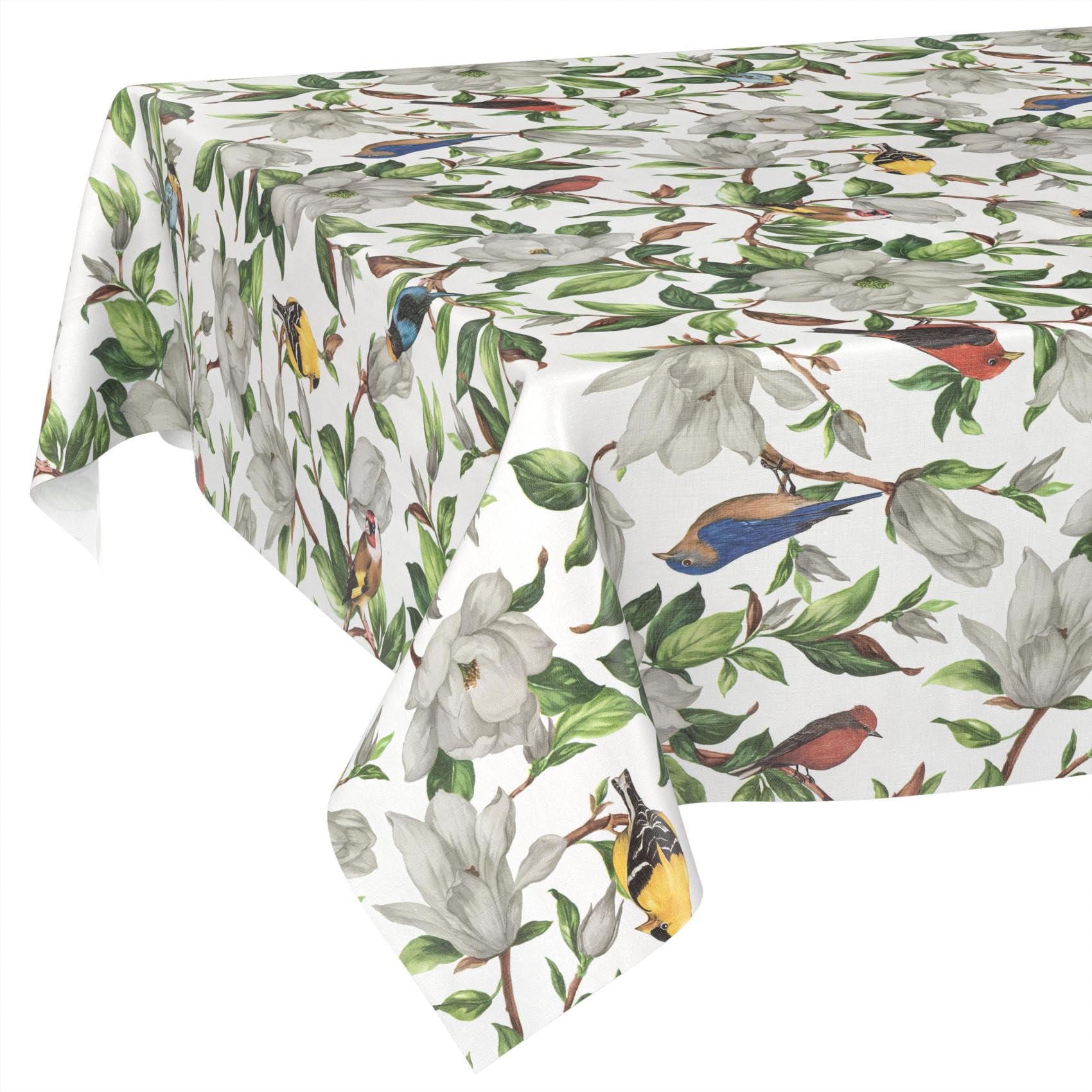 Nappe en toile cirée Calibri 240x140 cm rectangulaire pour table de jardin