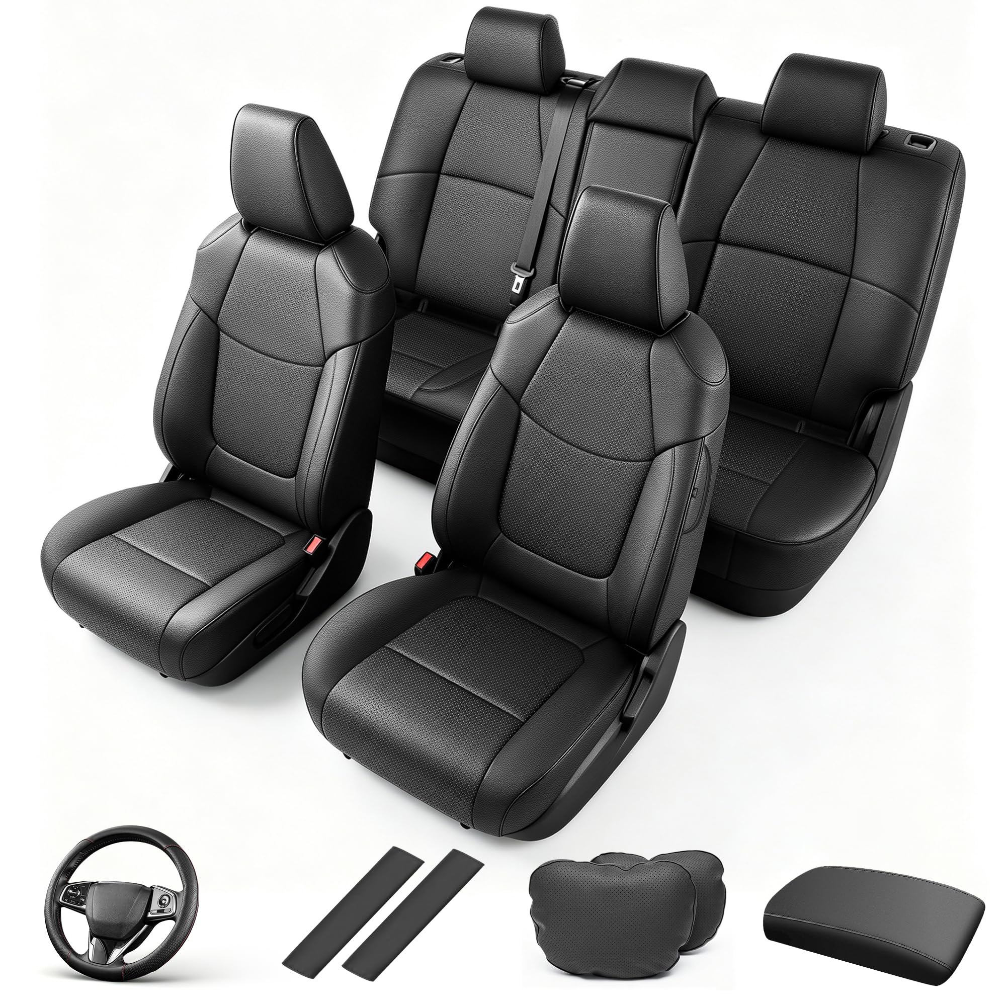 AOMSAZTO Seat Covers for Toyota Corolla Cross 2023-2026 Hybrid Full Set