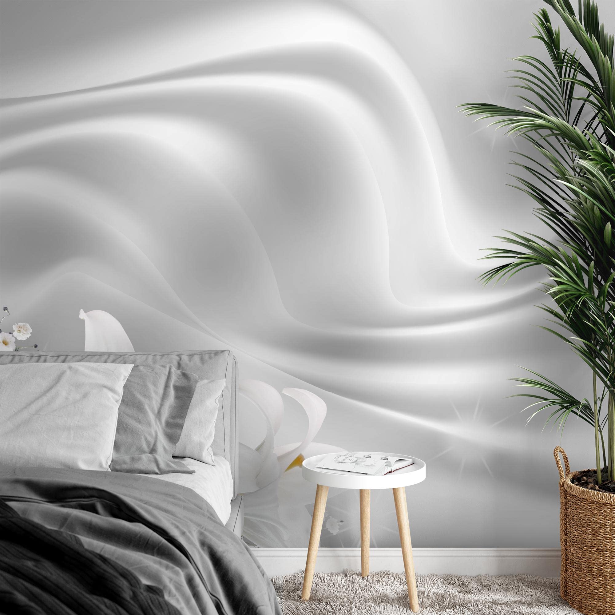 Fotobehang Bloemen Lelie396 x 280 cm - Vliesbehang Woonkamer Slaapkamer Kantoor Hal Decoratie Muurschilderingen XXL Moderne Wanddecoratie - 100% MADE IN GERMANY - Runa Behang - 9196012a