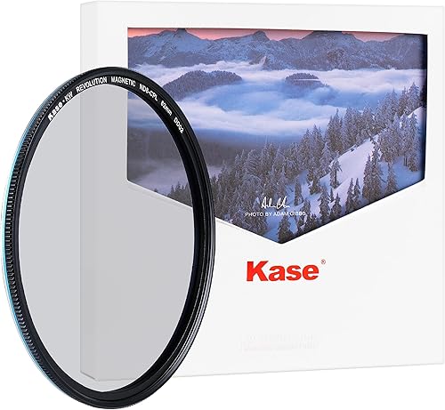 Miniatura 2 de Kase Wolverine Revolution 3.228 in magnético CPL ND8 3 Stop ND Combo filtro a prueba de golpes vidrio óptico templado con anillo azul y plateado y