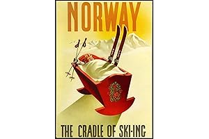 Nostalgic Winter Ambiance: 2024 Skiing Calendar