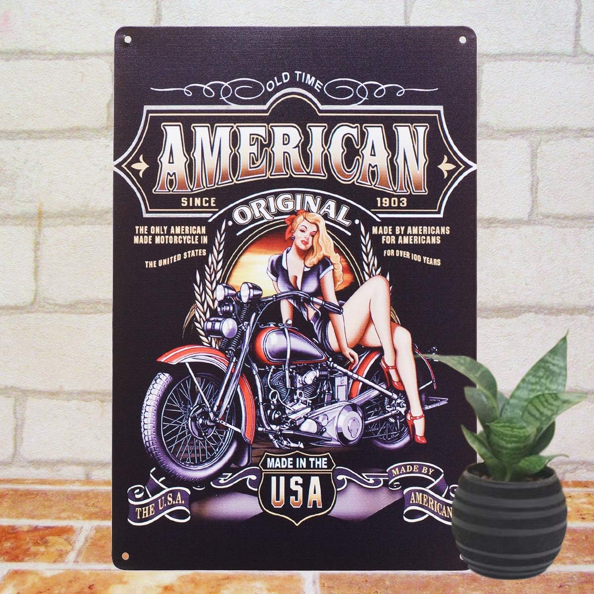 Amazon ファン Fun ブリキ看板 バイク Am ポスター オートバイ ピンナップガール セクシー アートフレーム ポスター オンライン通販 Amazon ファン Fun ブリキ看板 バイク Am ポスター オートバイ ピンナップガール セクシー アートフレーム ポスター オンライン通販