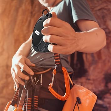 Coby Rugged Gear Shower Speaker, Portable Bluetooth Speaker with Suction Cup, IPX5 Waterproof, Hands-Free Calls, Rechargeable Battery with 7-Hour Playtime, Includes USB-to-Micro-USB Cable, Black