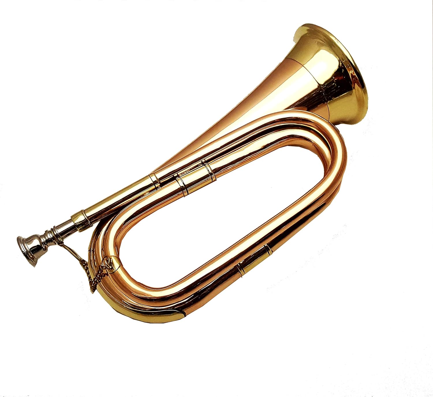Quality Professional Army Bb Bugle Two Tone Bugle. Amazon.co.uk