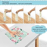 Vista 106 de Juego de 6 paños de cocina reutilizables súper absorbentes para lavar platos, autos y hogar, lavables a máquina