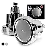 Filtered Showerhead - Best Shower Head With Filters For Healthy Hair & Skin - High Pressure Water Softener For Hard Water - Reduce Dandruff, Protect Colored Hair, And Soothe Dry Skin (Chrome)