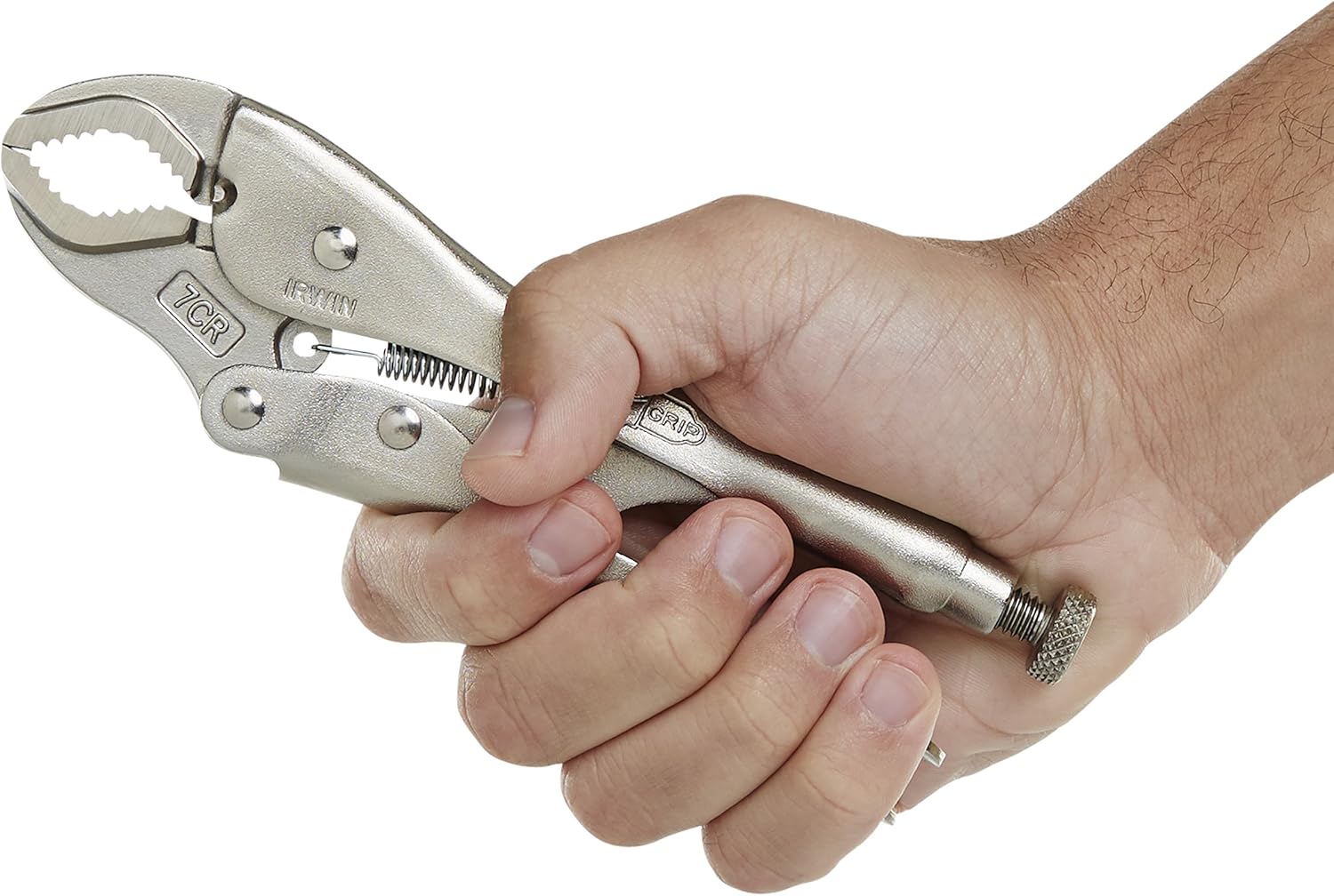 IRWIN Tools VISE-GRIP Locking Pliers, Original, Curved Jaw, 7-inch (4935578) - - 