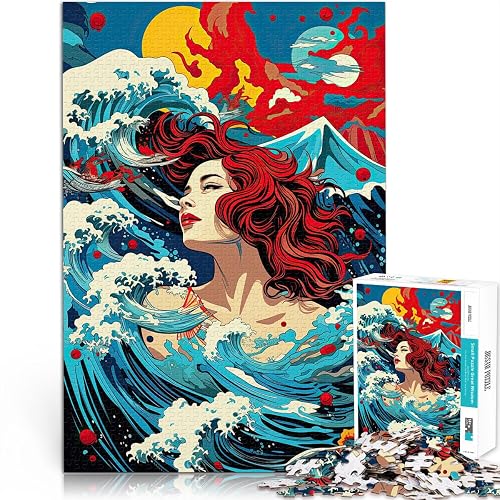 Rompecabezas de 1000 Piezas para Adultos y Adolescentes Arte Pop oceánico Madera，para y a Partir de 14 años…