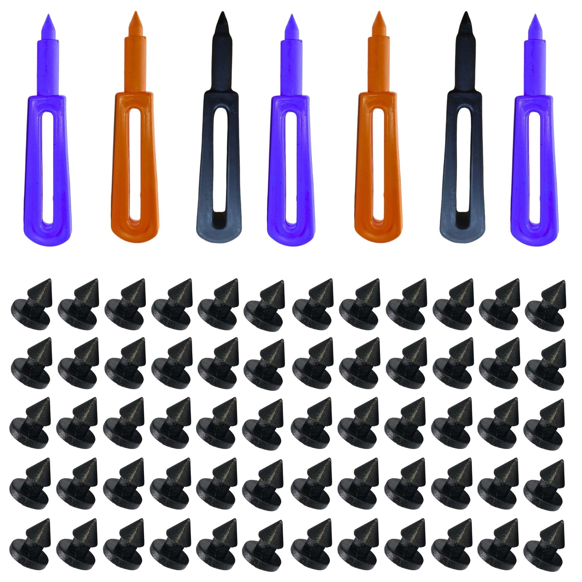 Punch Hole tools Punch Hole Irrigation Dummy Dripper Hole Plug drip kits lateral pipe accessories Home Garden farm watering plants balcony automatic system equipment. 3punch 50dummy