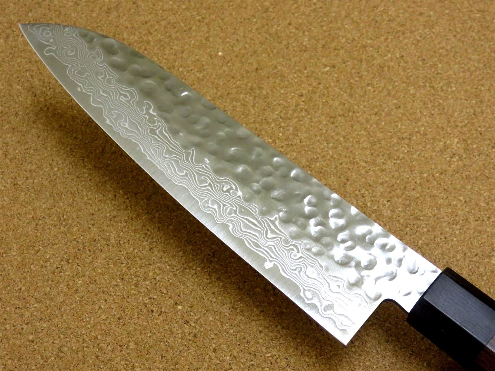 [ほぼ新品][値下げ交渉OK]牛刀 富士觀 槌目45層鋼 180 ほぼ新品][値下げ交渉OK]牛刀 富士觀 槌目45層鋼 180 値下げしま