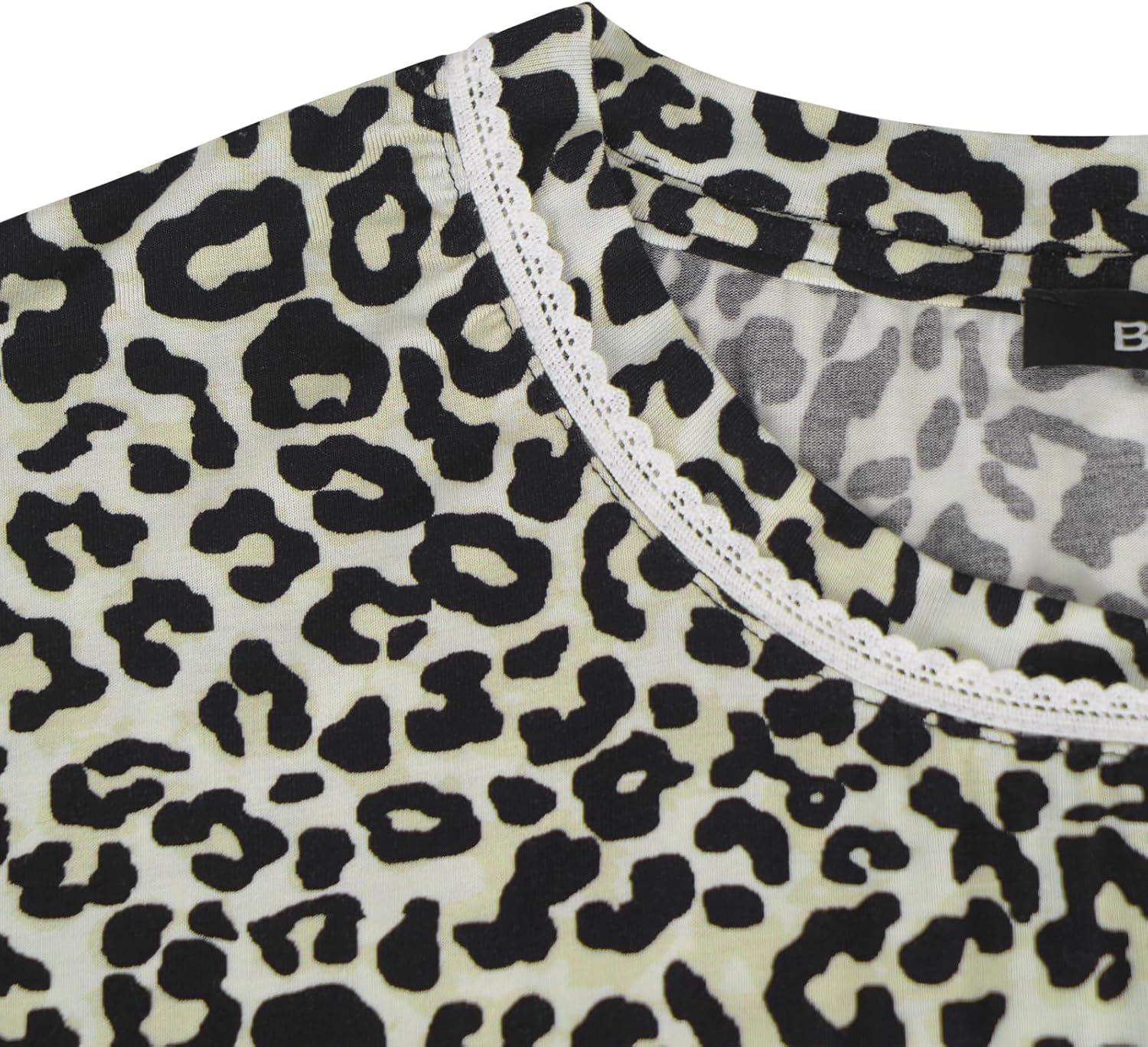 Supersoft Rayon Pajamas for Women Set Lace Trim Short Sleeve T-Shirt & Sleep Shorts 2 Piece Lounge Sets with Pockets - Image 7