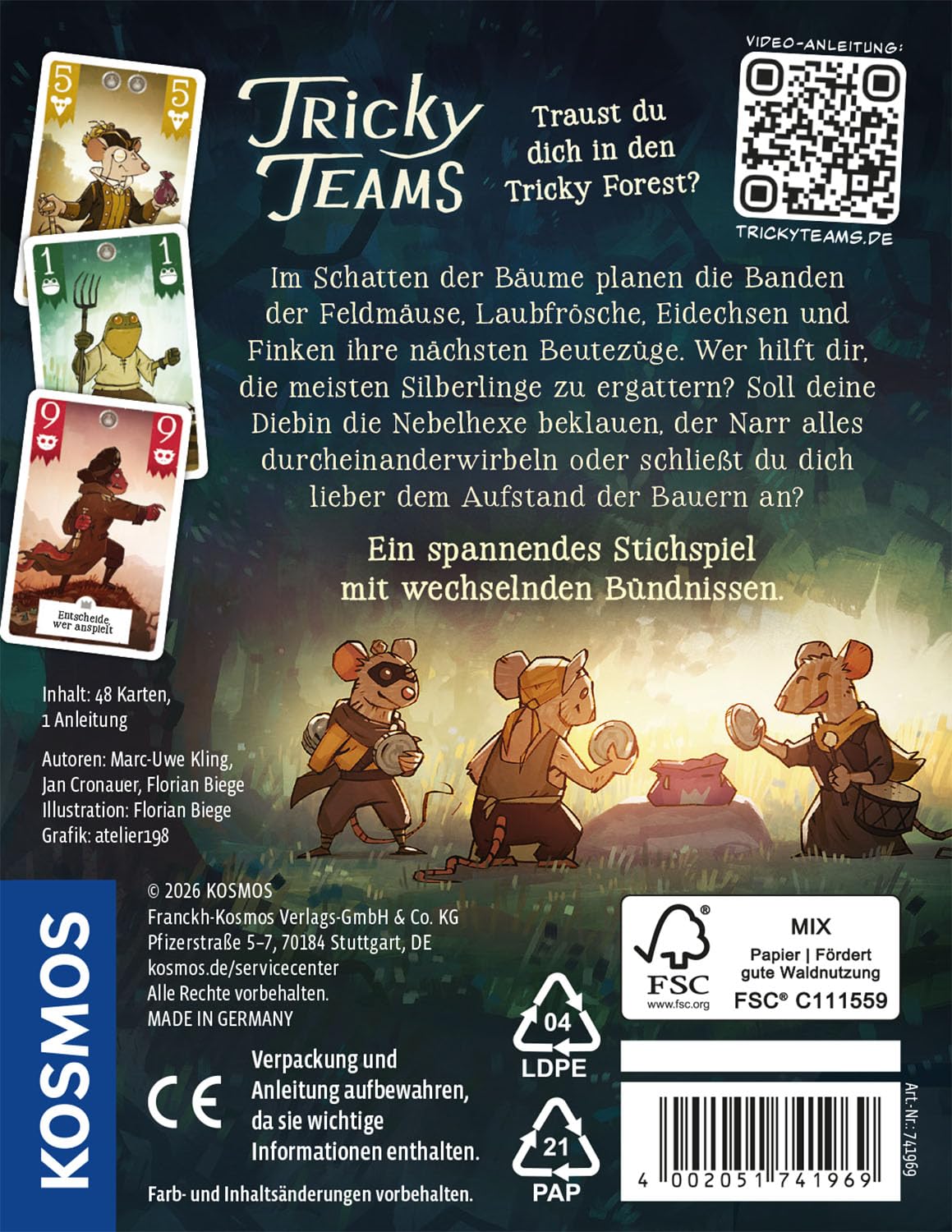 Tricky Teams: Spiel