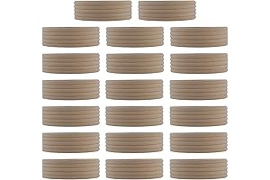 Lawie 100-Pack Super Soft Stretchy Nylon Headbands for Bow Making