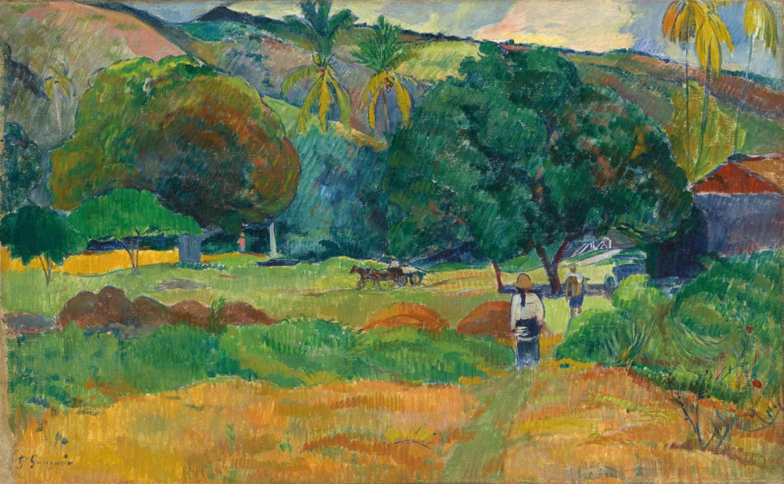 Tableaux Toile la Vallée Paul Gauguin Élite Impression Art - 5