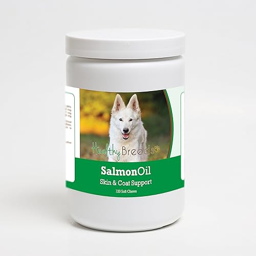 Miniatura 275 de Healthy Breeds Golden Retriever - Aceite de salmón masticable suave, 90