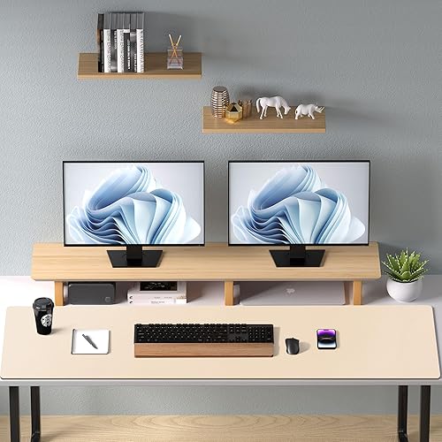 Miniatura 322 de Aothia Protector de escritorio de cuero, alfombrilla para mouse, alfombrilla de escritorio de oficina, antideslizante, de piel sintética, Agua,Azul