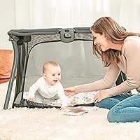 Vista 2 de Konssy Sábanas de Muselina para Mini Cuna, Paquete de Sábanas de Algodón 100% Suave Pack and Play para Colchón Pack N Play, Sábanas de Corralito