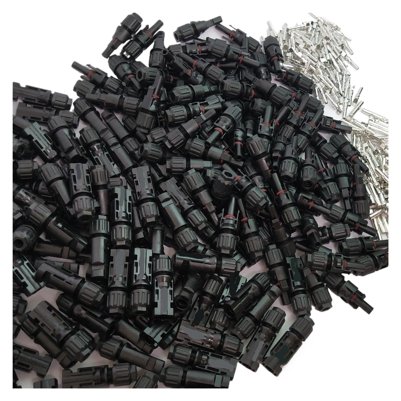 5, 10, 20, 50, 80, 100 par, złącze PV, męskie i żeńskie, 1000 VDC, 30 A, do kabli PV 2,5/4/6 mm² (50 par)