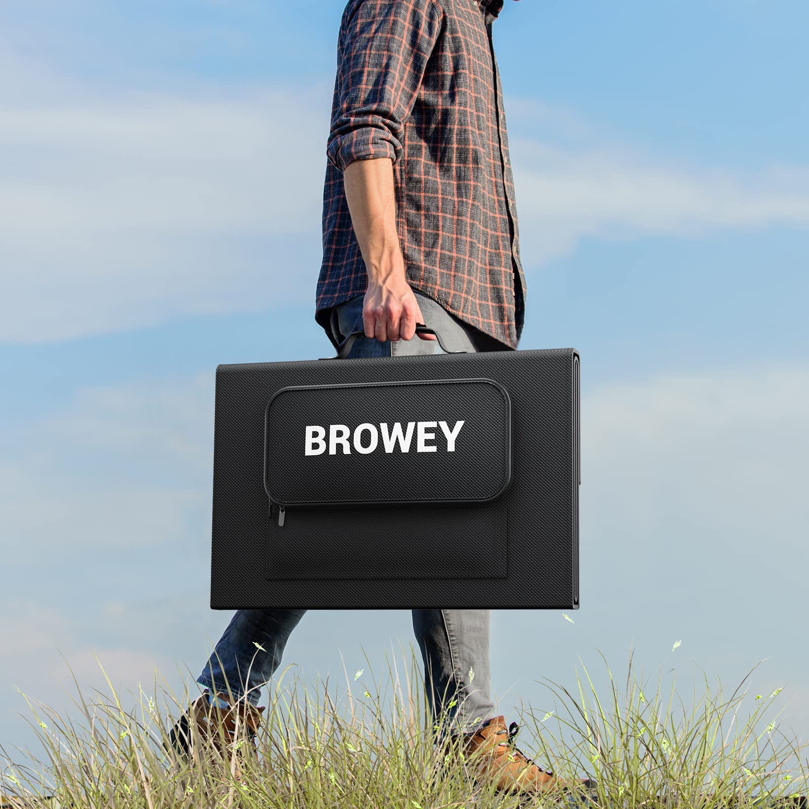 BROWEY 120W Portable Solar Panel For Power Station, Hong Kong - View #5