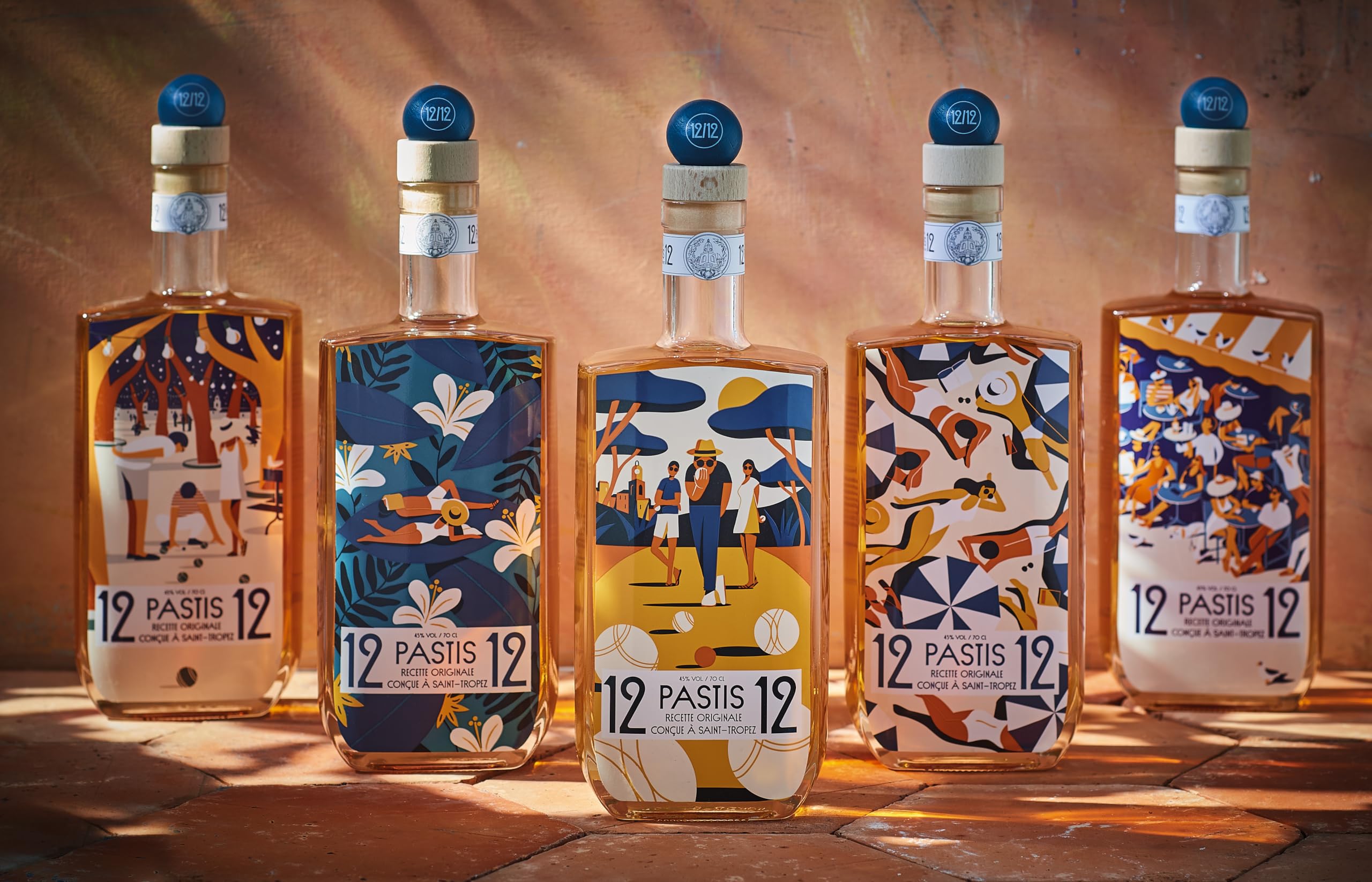 Pastis 12/12 édition Pétanque 45° 70cl