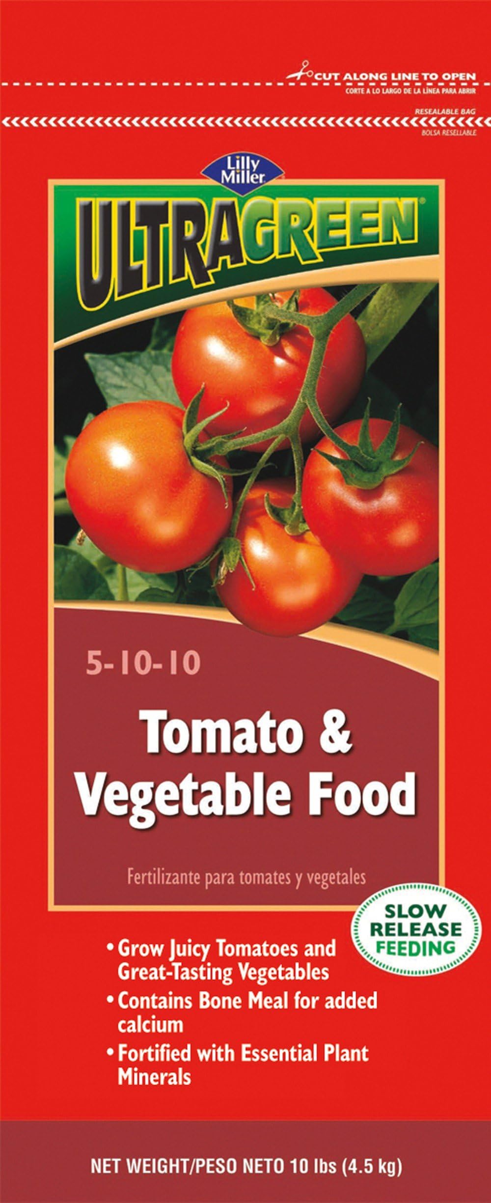 Ultragreen Tomato and Vegetable Food 5-10-10, 10 lb