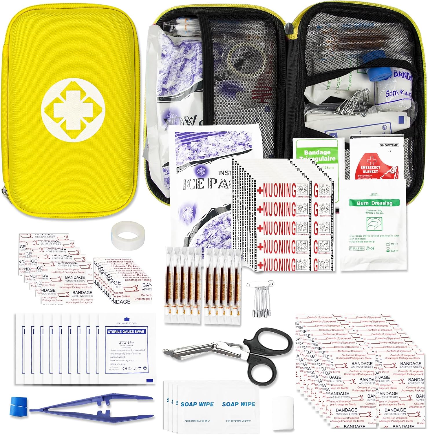 276Pcs Industrial Kit Emergency Business Kit Workplace Essentials, Playground First Aid Kits Refill Supplies for Business Workplace