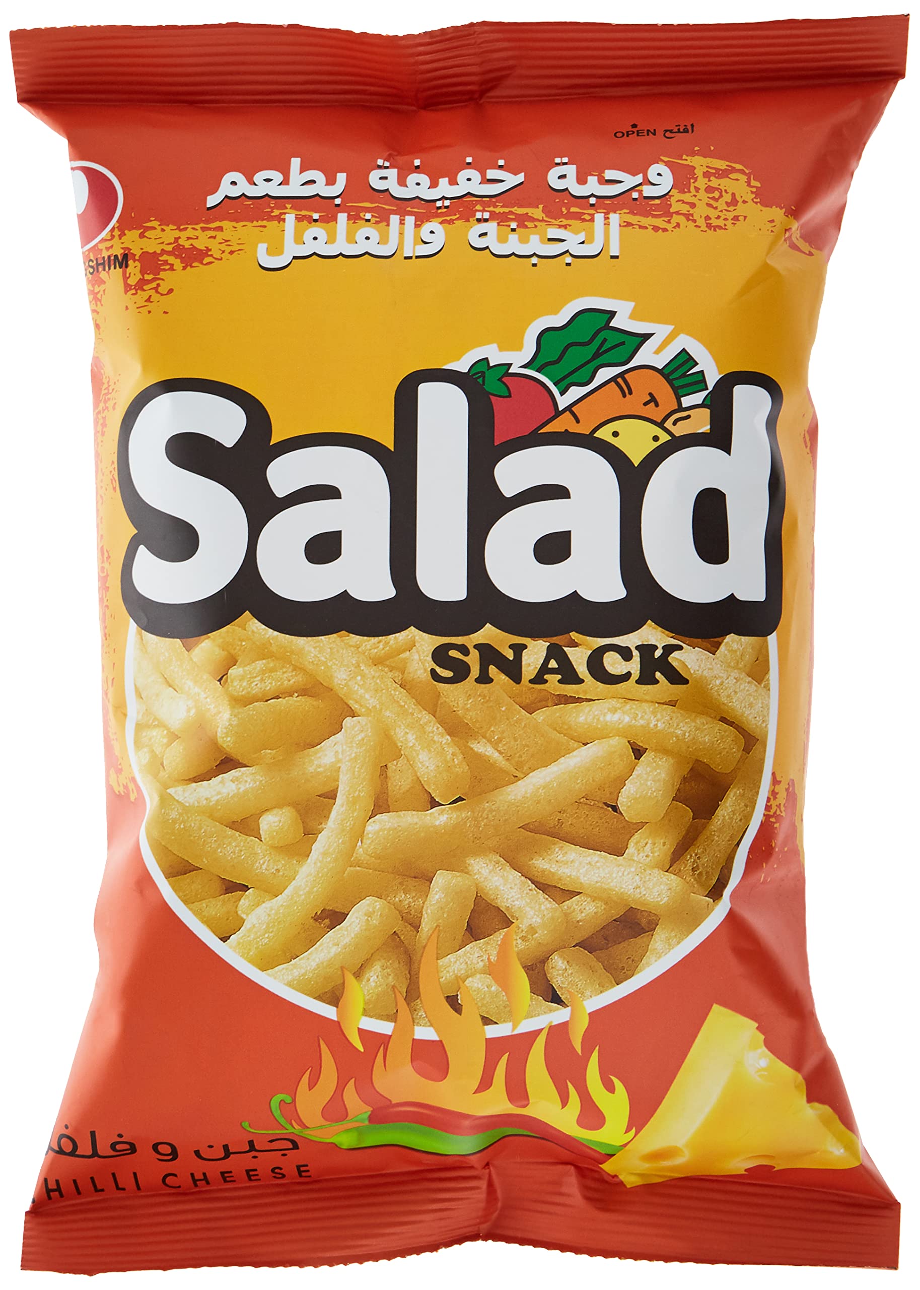 Komancosalad Snack Chilli Cheese, 90 Gm