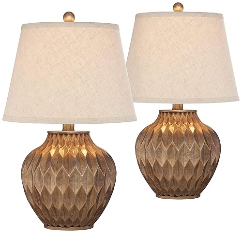 360 Lighting Buckhead Traditional Style Small Accent Table Lamps 22"