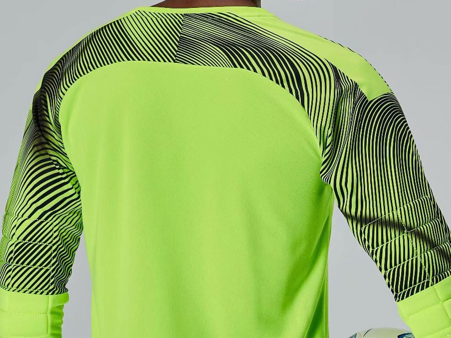 Mufeng Kids Boys Long Sleeve Padded Goalkeeper Soccer Jersey Football Team Uniform Basketball Training Top