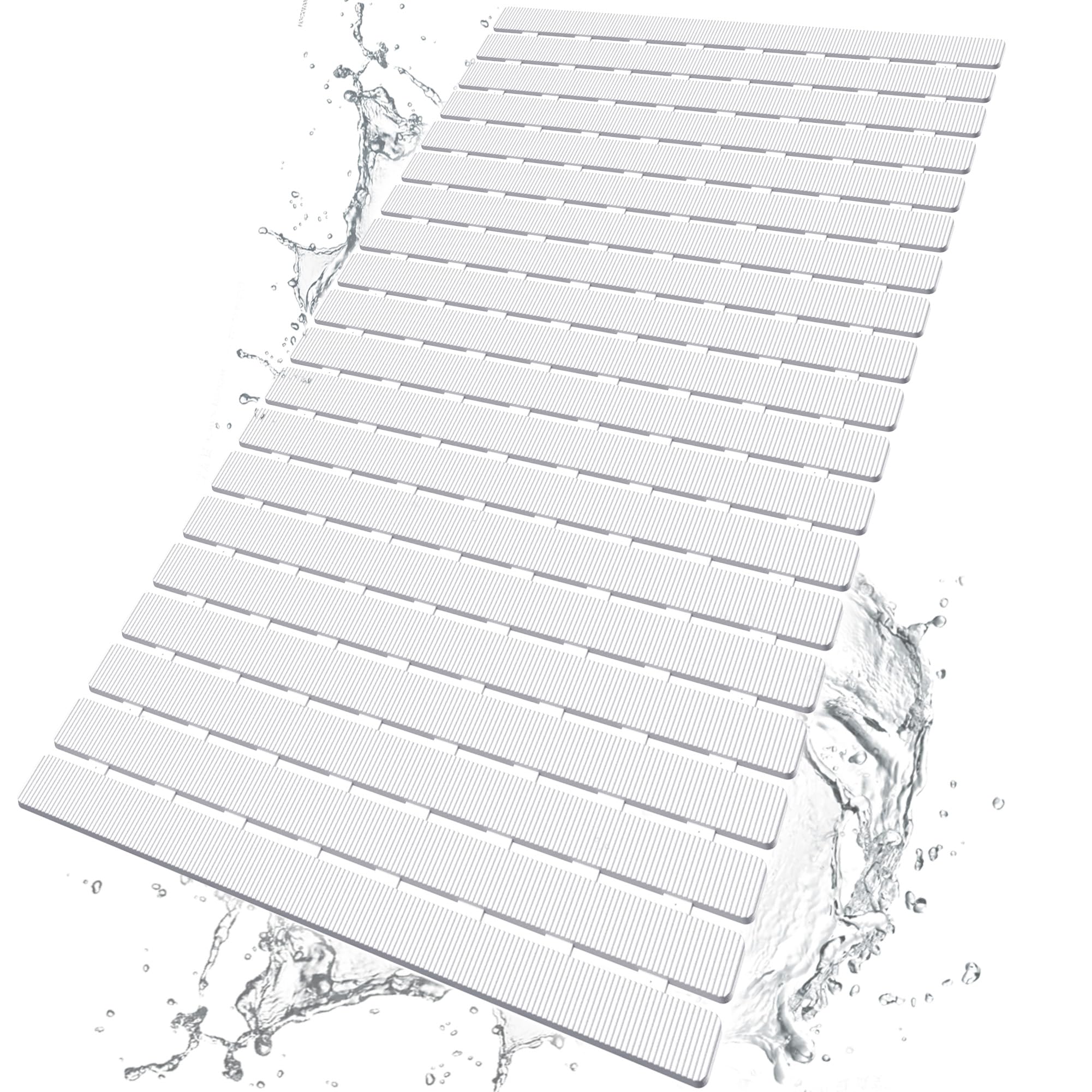 BEMISO Shower Mat Non Slip Bathtub Mat 27.5 x 15.7 Inch Bath Mat for Tub