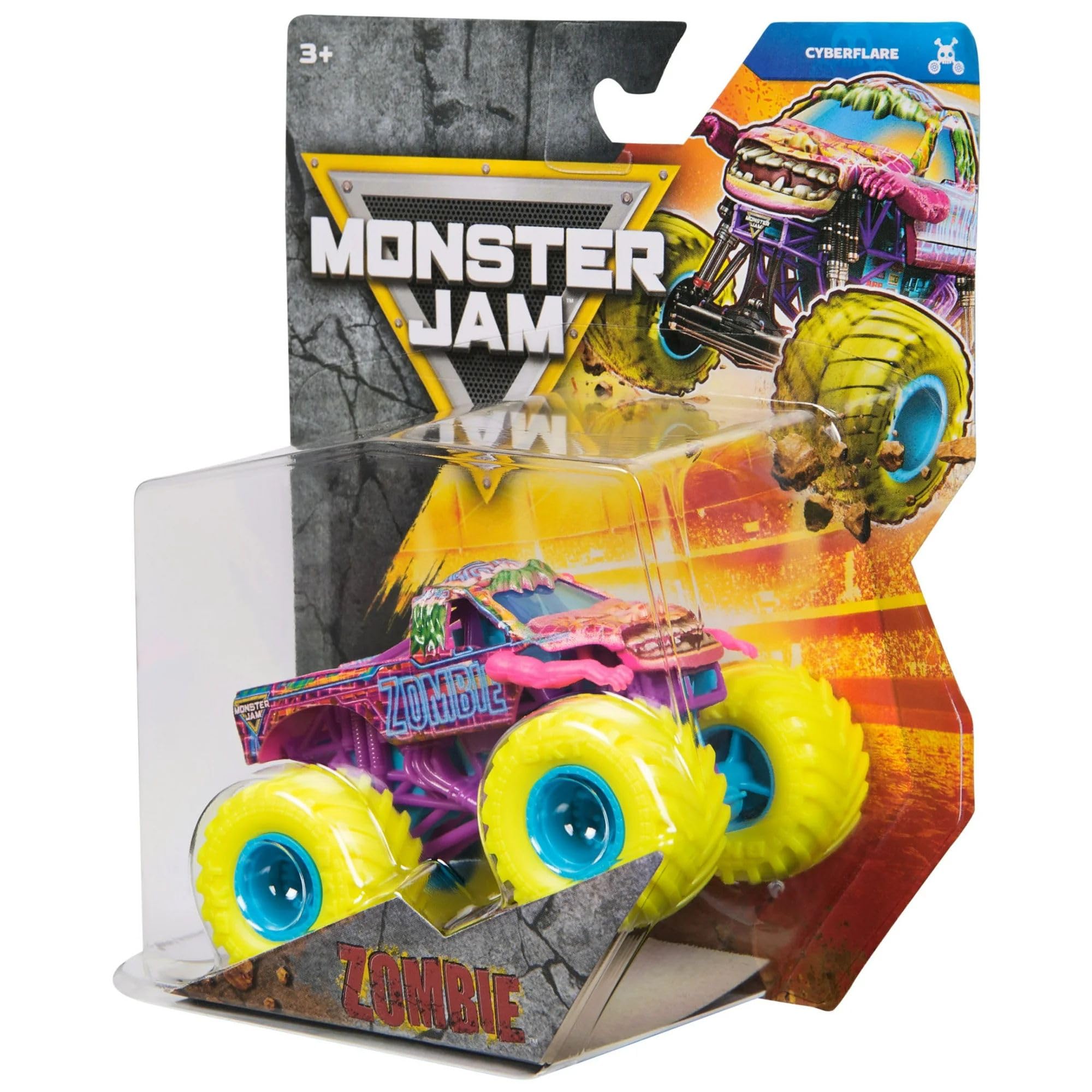 Monster Jam 2026 Official 1:64 Diecast Truck Series 45 Cyberflare