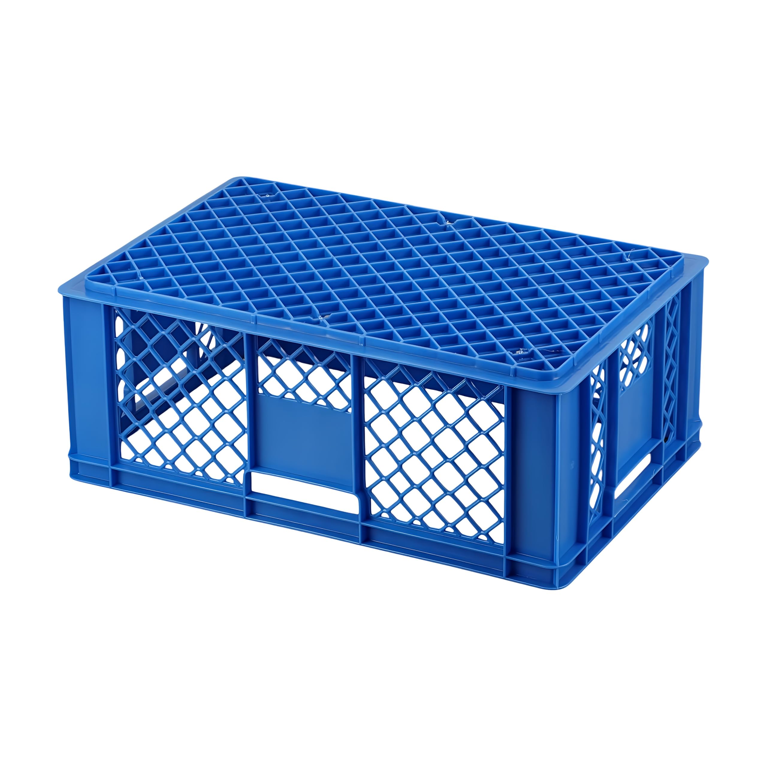 Logiplast 4 Stück Bäckerkisten Brotkisten 600 x 400 x 230 mm in blau