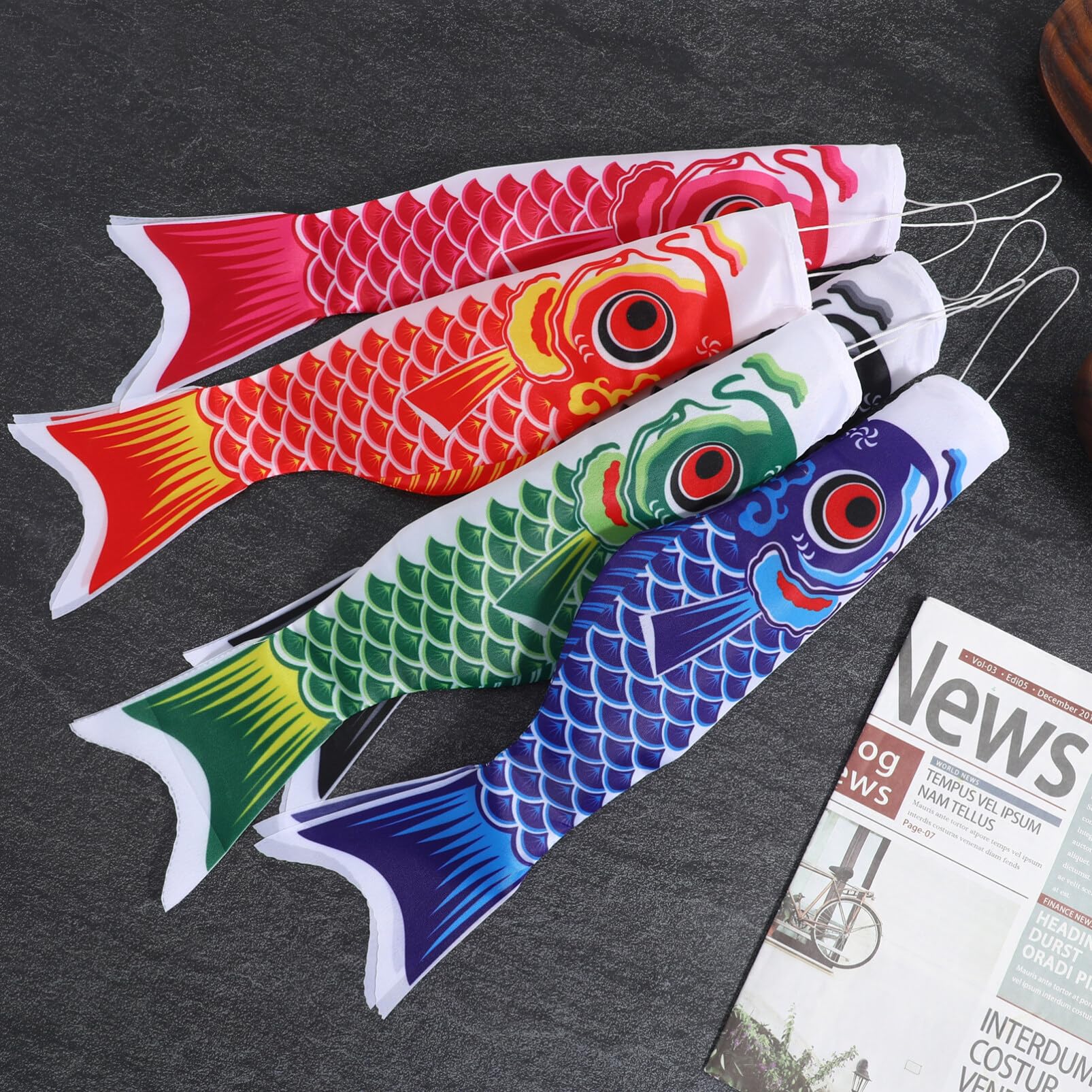 Amazon.com : Toddmomy 5 Pcs Japanese Carp Windsock Koinobori Fish