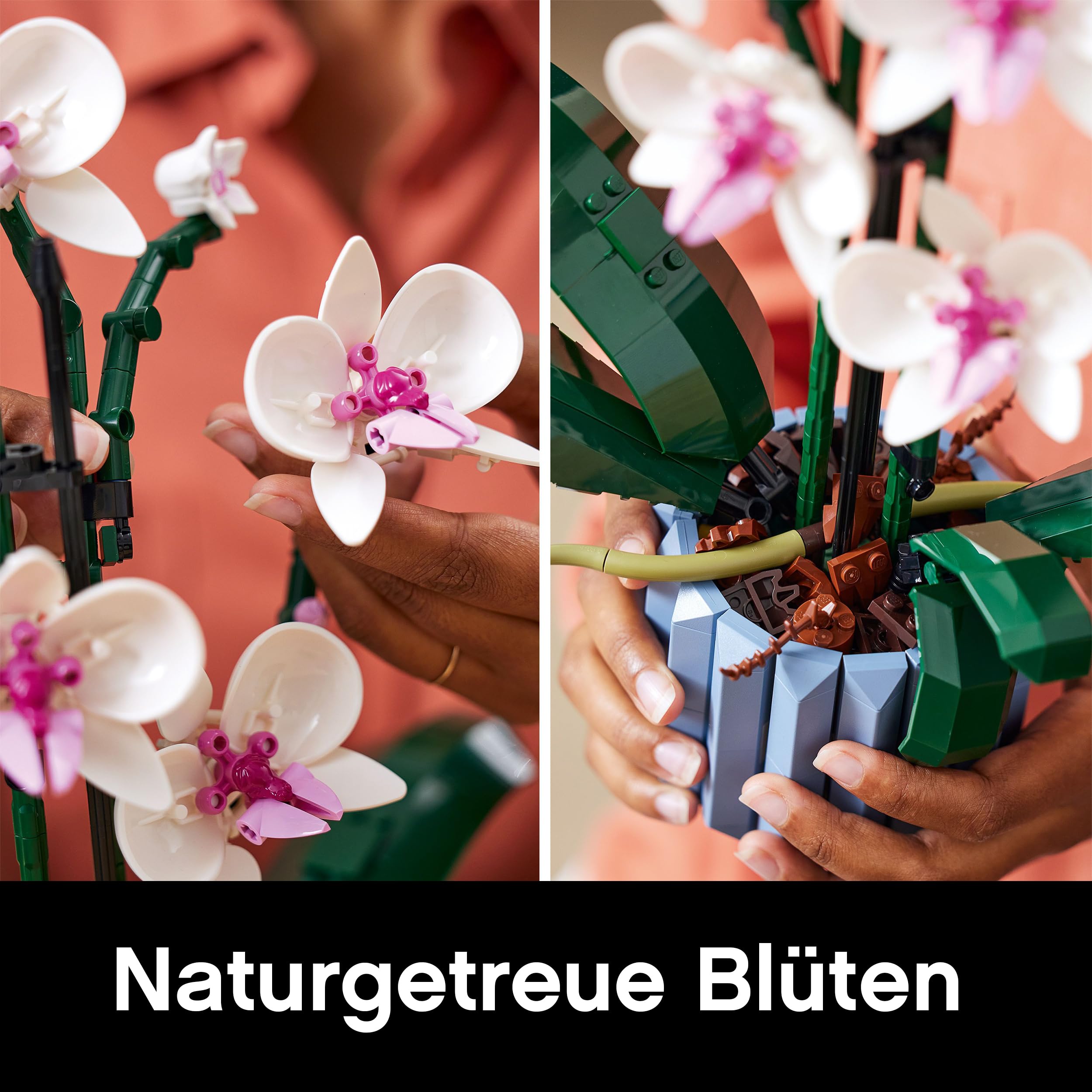 Lego Icons Orchidee 10311: Set di Decorazioni Floreali della Collezione Botanical Con Sacchetto di Polietilene, per Adulti