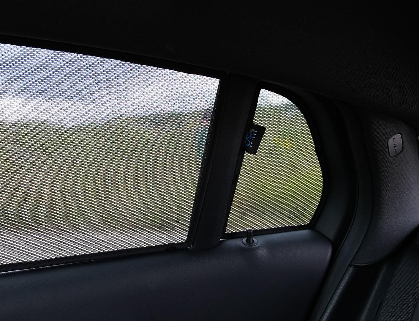 CAR SHADES zestaw (drzwi tylnych) kompatybilny z Mercedes GLC Coupe (C253) 2016-2023 (4-częściowy), czarny