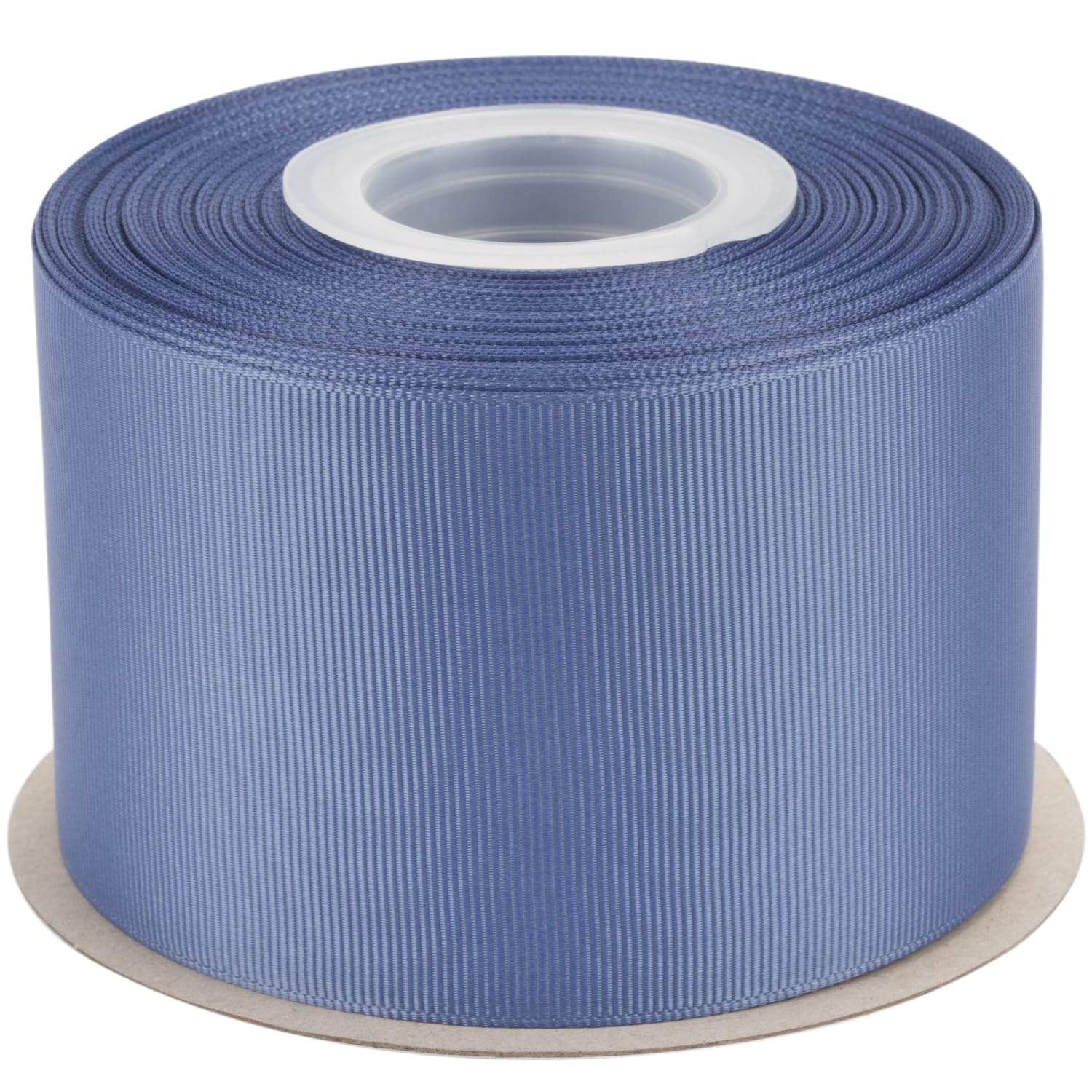 Ribbonitlux Grosgrain Ribbon 63mm x 22.5M โ Premium Polyester Craft Ribbon for Hair Bows, Gift Wrapping, Weddings & DIY โ Solid Smoke Blue(#363) โ 1 Roll
