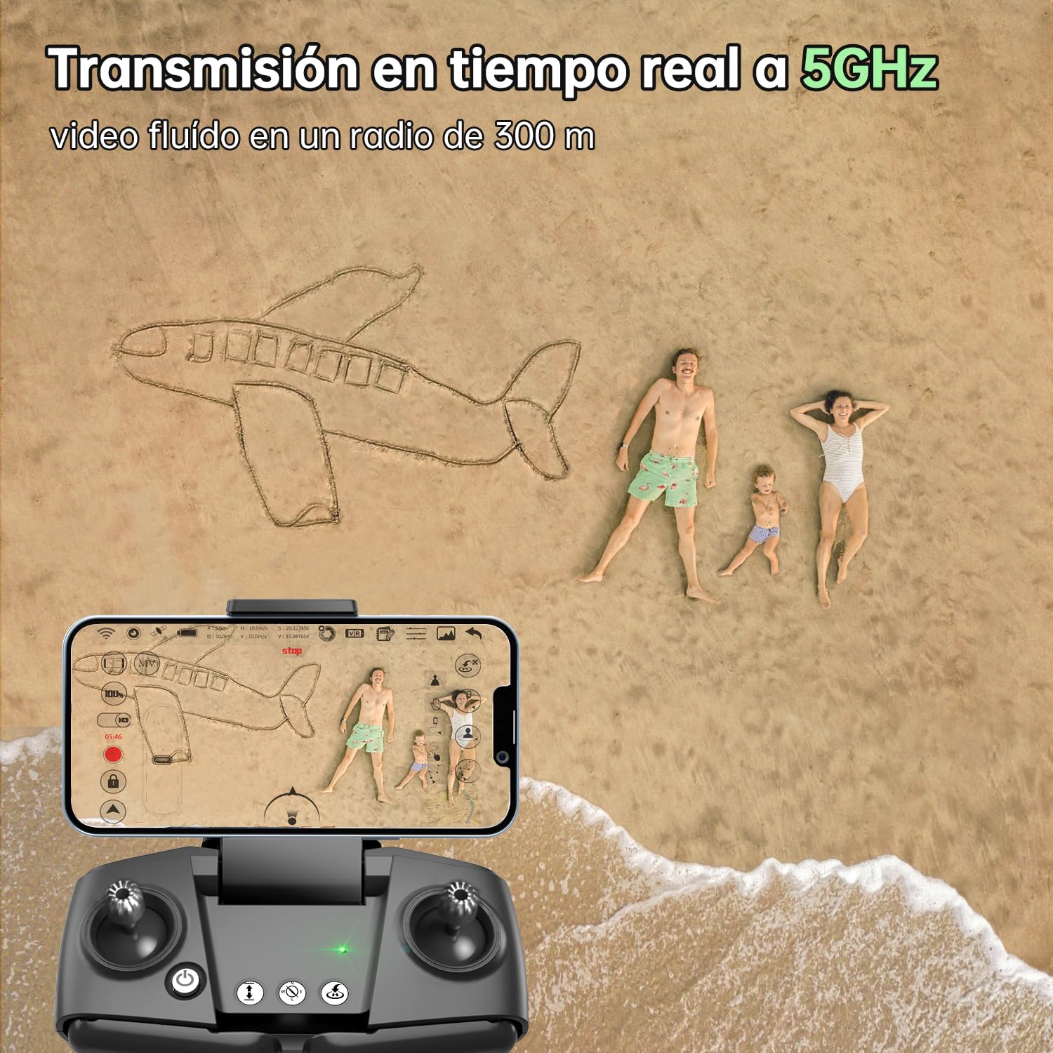 Loolinn | Dron con Cámara 4K para Adultos y Niños 12+ Años para Regalo - Menos de 250g, Fotos en 4K, Videos en 2K, Retorno Inteligente por GPS, Certificación Aprobada C0 (Ideal para Regalo)