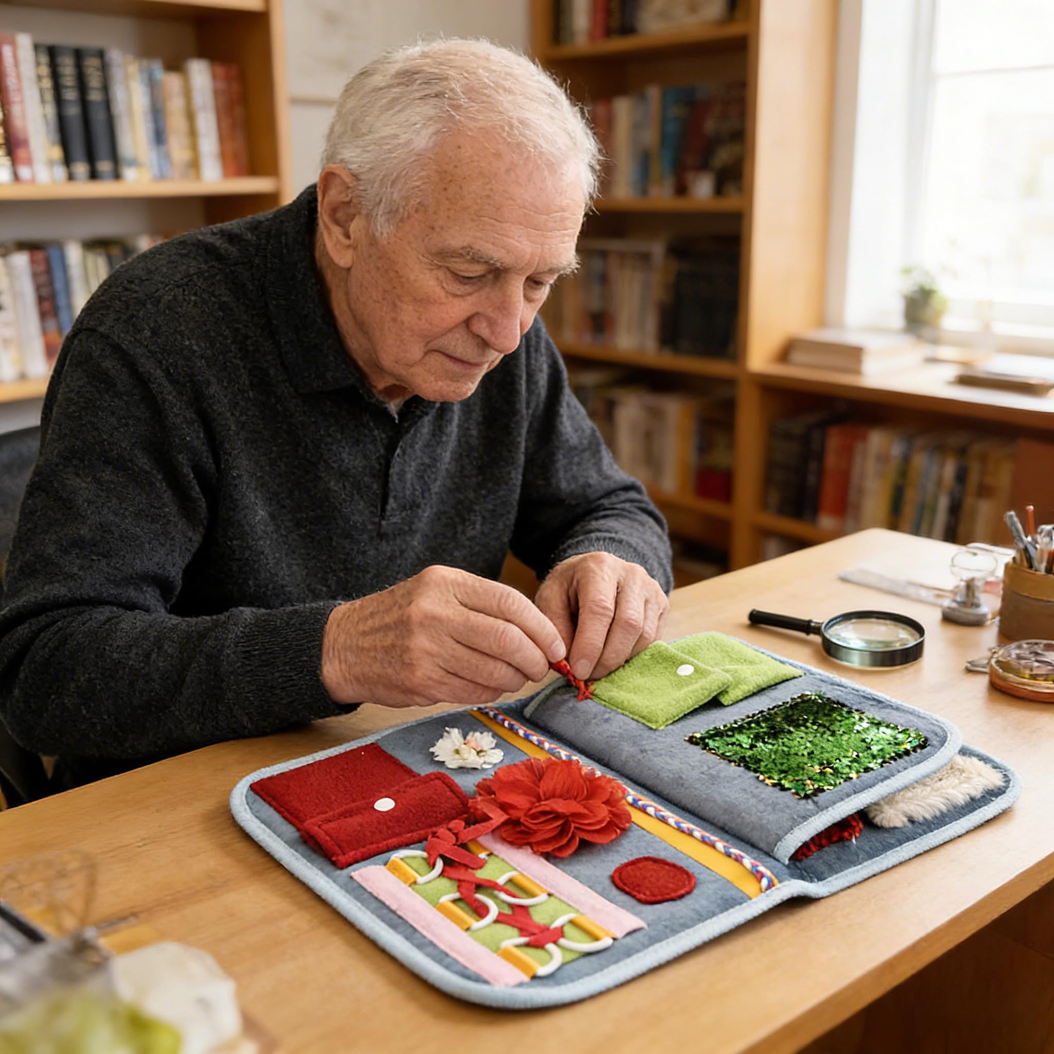 Coperta lenitiva sensoriale, prodotti per anziani affetti da demenza, regali e attività per anziani affetti da Alzheimer o demenza, prodotti per sedativi e attività di conforto per la demenza.