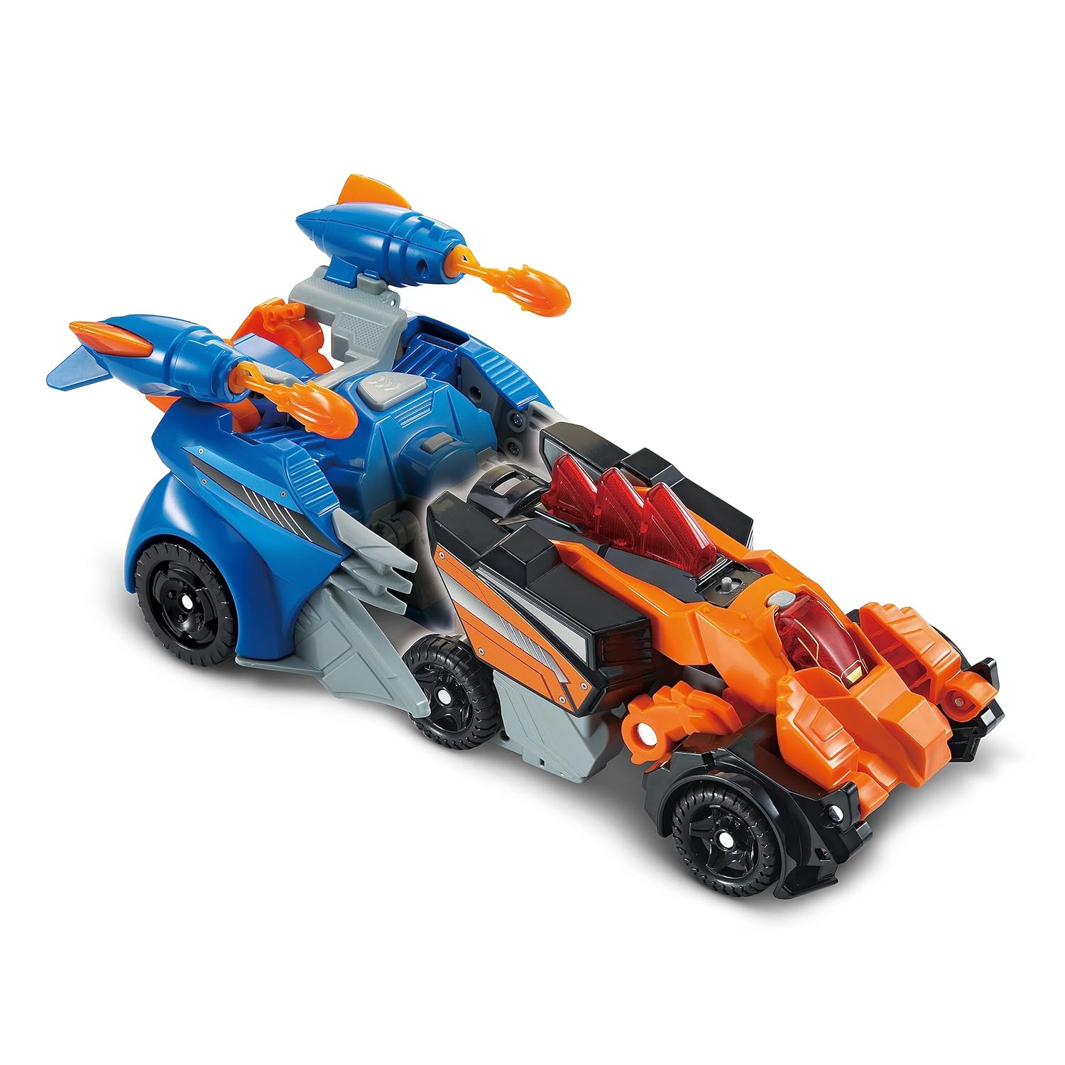 VTech Switch and Go Dinos Spinosaurus und Pterodaktylus – Dino-Auto-Transformer – 2-in-1 Spielzeug mit Dinostimme, Geräusch- und Lichteffekten – Für Kinder von 3-8 Jahren